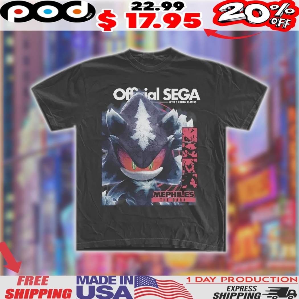 Sonic Mephiles The Dark Sega Dreamcast Shirt
