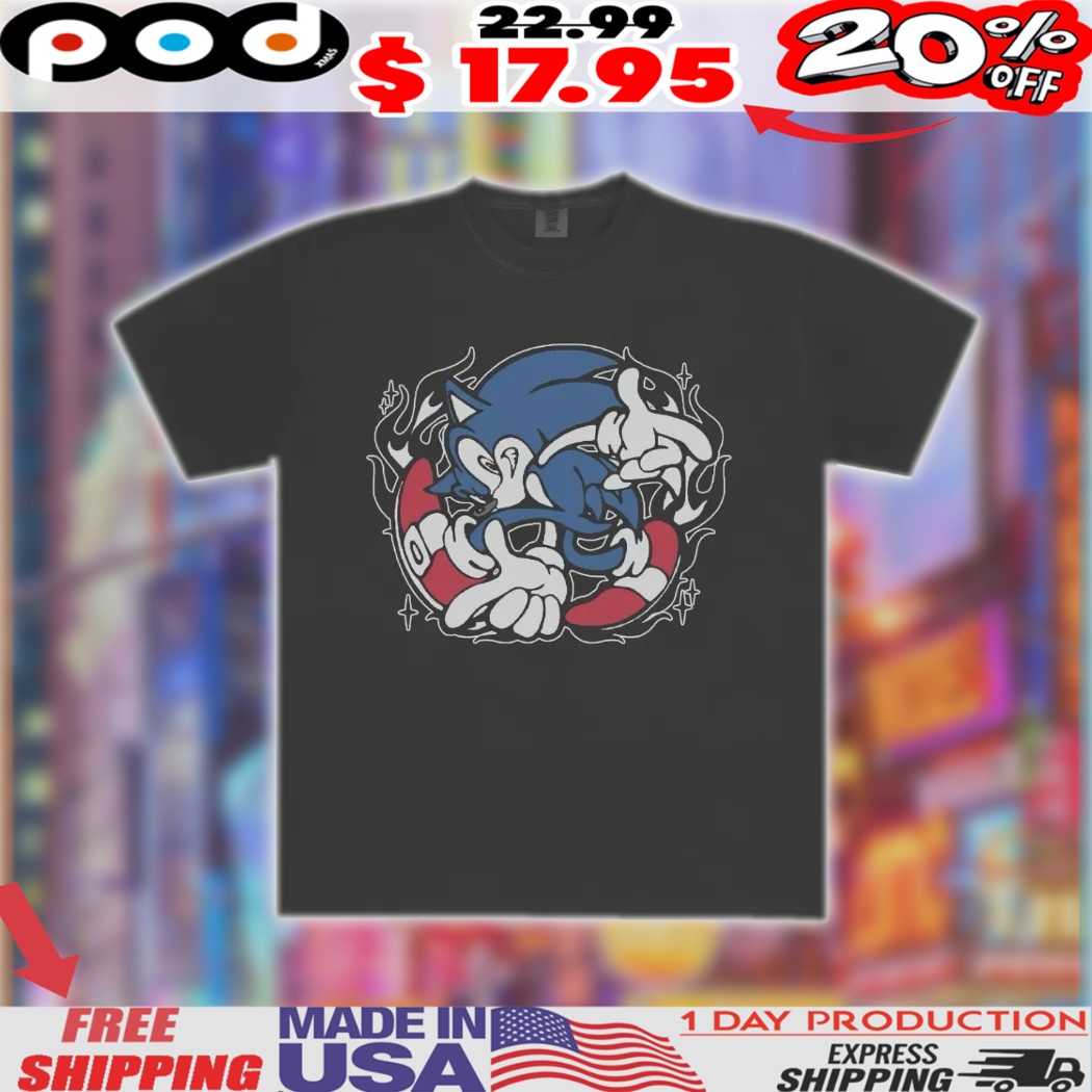 Sonic The Hedgehog The Pose Tattoo Shirt