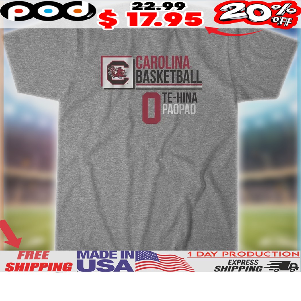 South Carolina Gamecocks Basketball Te-hina Paopao 0 Shirt