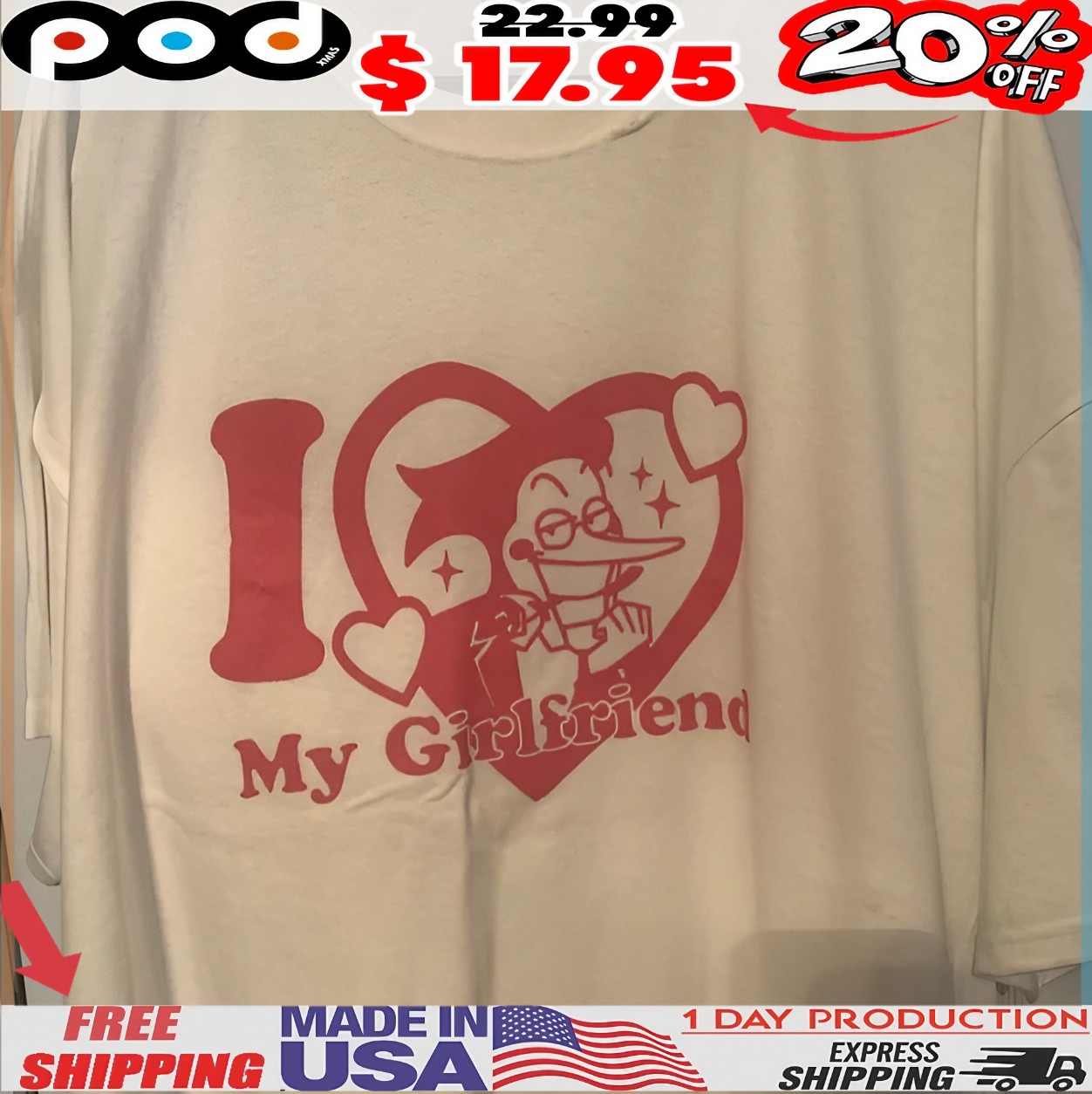Spamton I Love My Girlfriend T Shirt