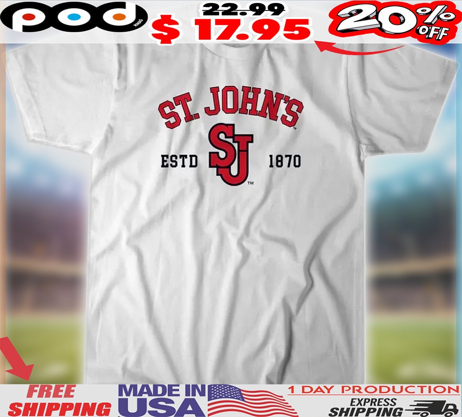 St John's Red Storm Basketball Estd 1870 Shirt