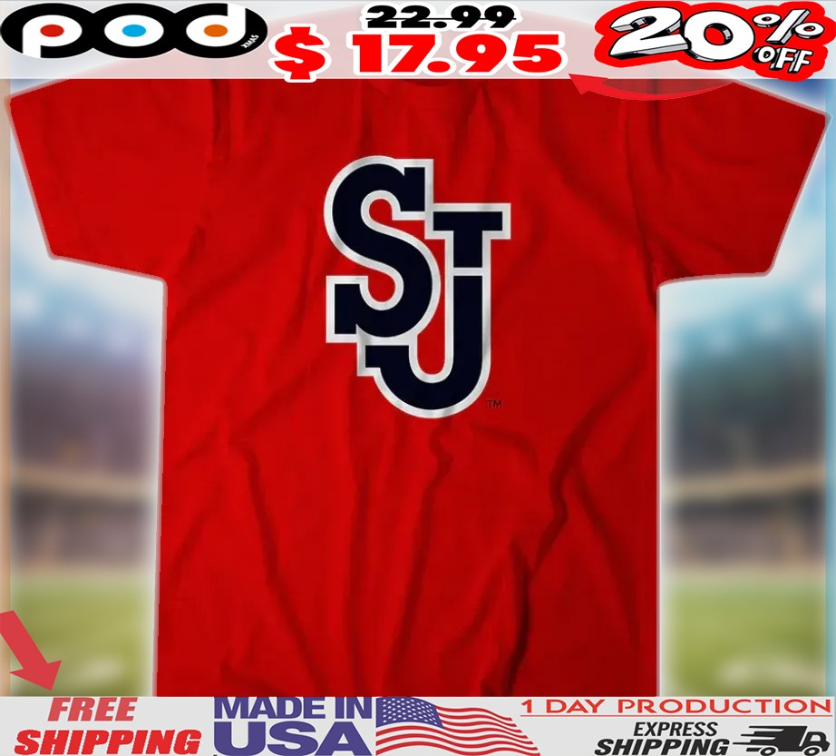St John's Red Storm Primary Logo Shirt 1 St John's Red Storm Primary Logo Shirt