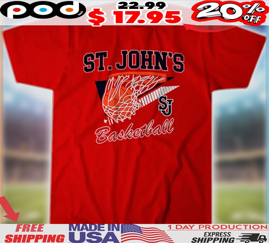 St John's Red Storm Throwback Basketball Shirt