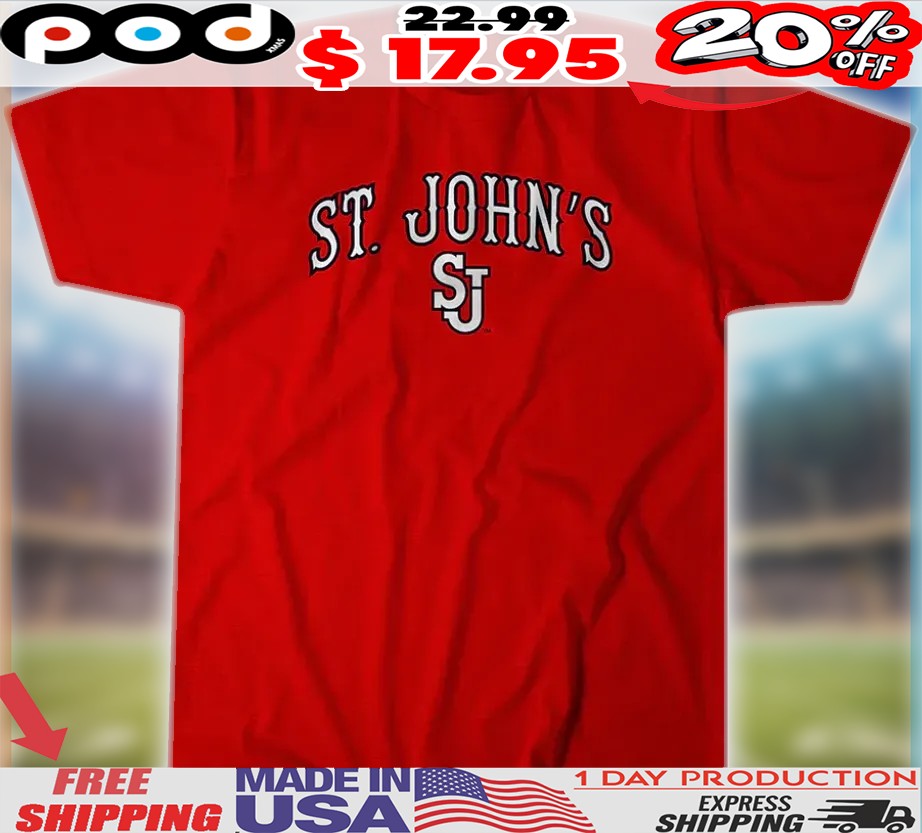St John's Red Storm Wordmark Shirt 1 St John's Red Storm Wordmark Shirt
