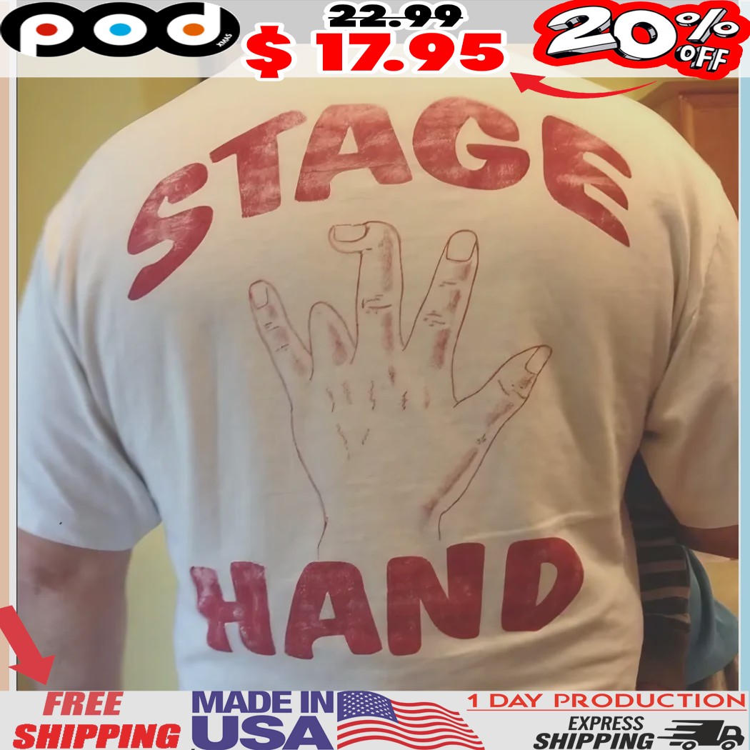 Stage Hand Broken Hand Vintage Shirt