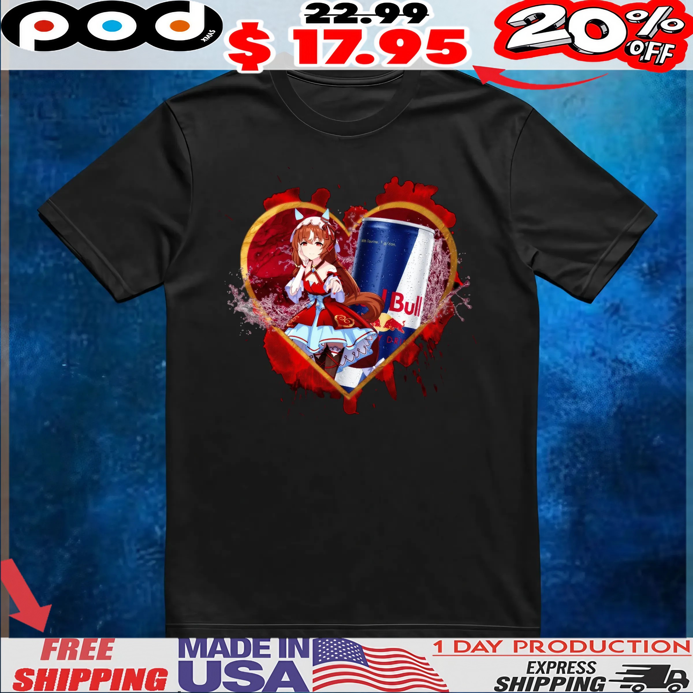 Still In Love Uma Musume Pretty Derby Lon Red Bull T Shirt 1 Still In Love Uma Musume Pretty Derby Lon Red Bull T Shirt