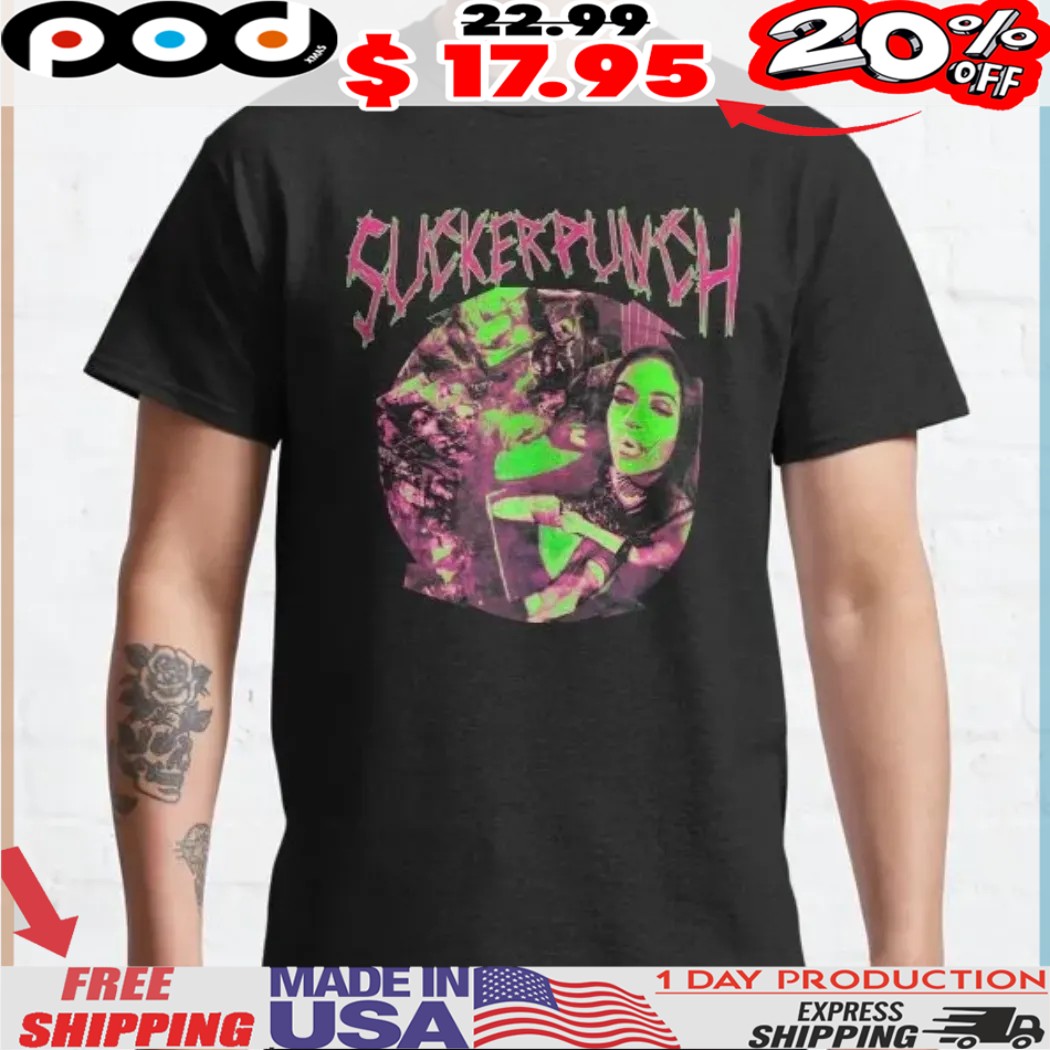 Sucker Punch Aesthetic Cyberpunk Neon Streetwear Shirt
