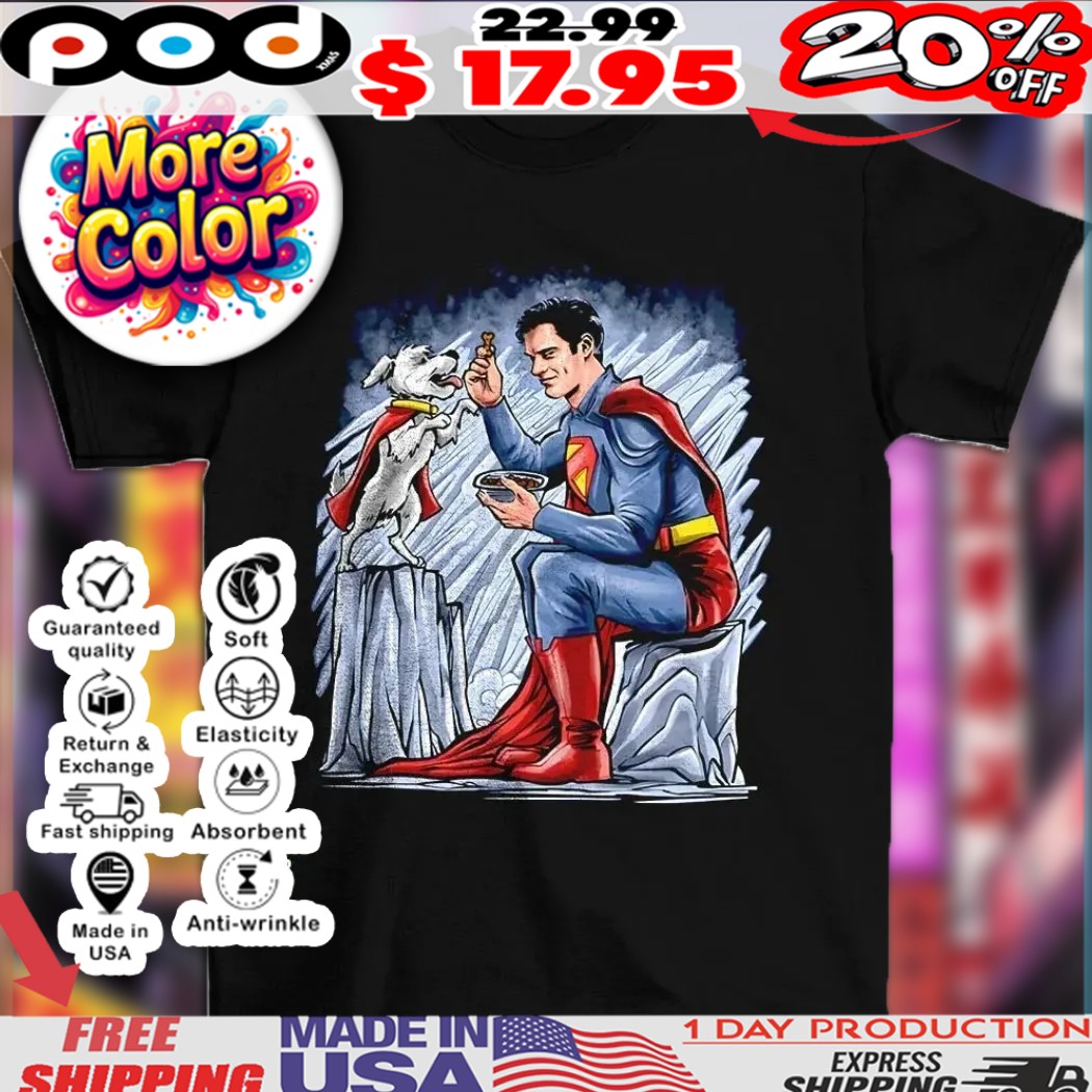 Superman and Krypto the Superdog X Norman Rockwell’s The American Way The Kryptonian Way shirt 1 Superman and Krypto the Superdog X Norman Rockwell’s The American Way The Kryptonian Way shirt