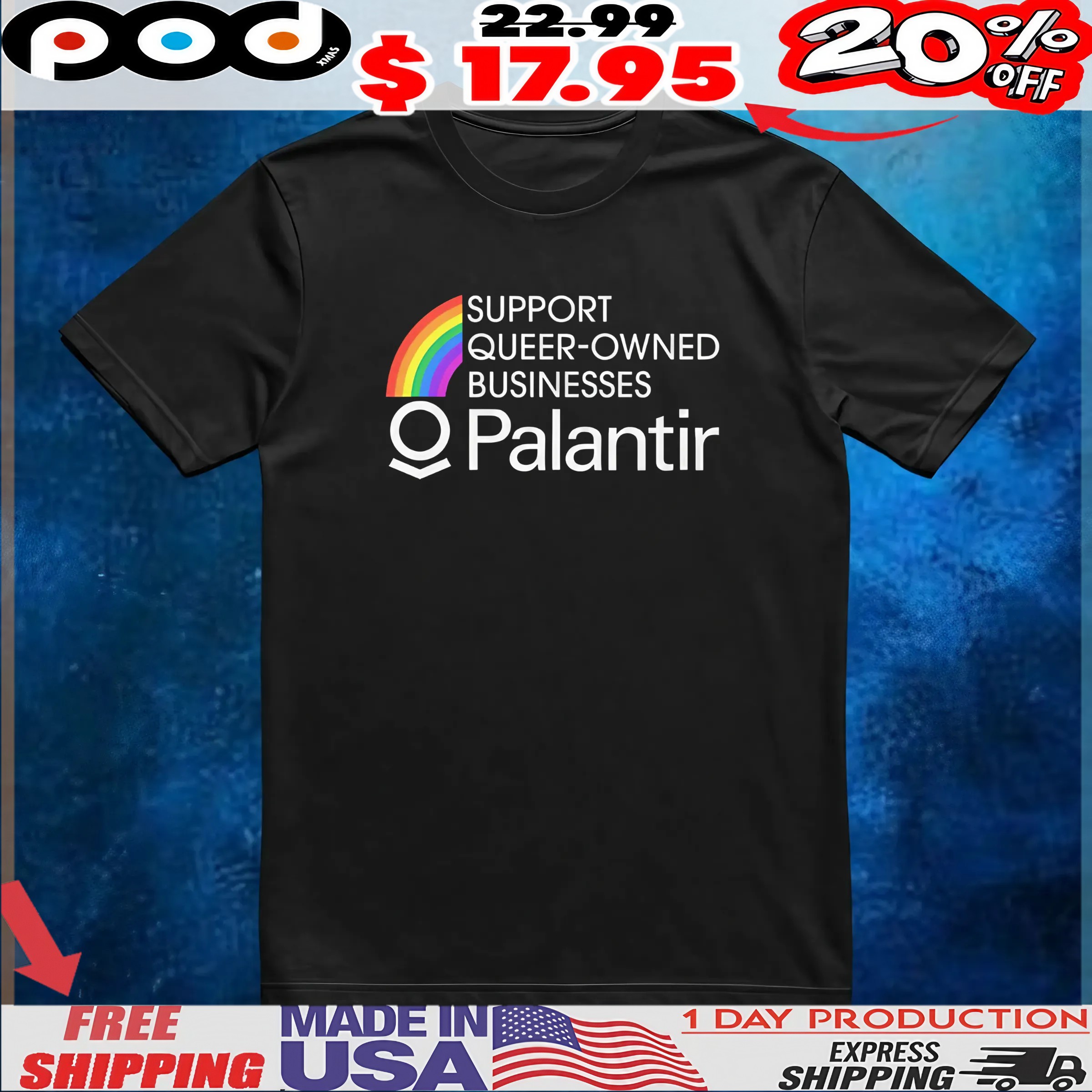 Support Queer-Owned Businesses LGBT T Shirt