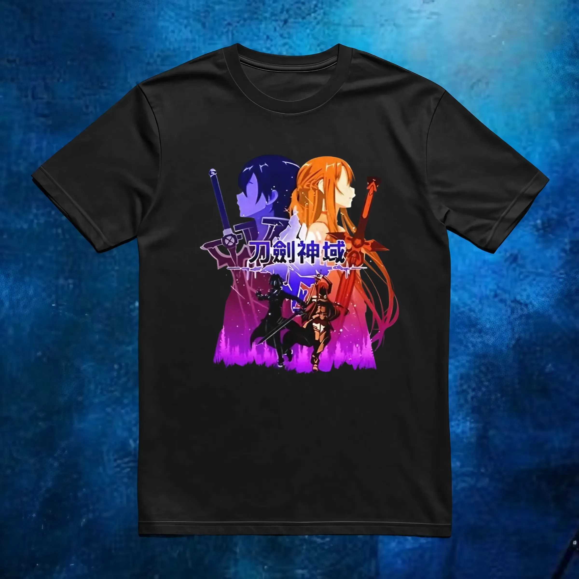 Sword Art Online Kirito and Asuna t shirt 6 Sword Art Online Kirito and Asuna t shirt