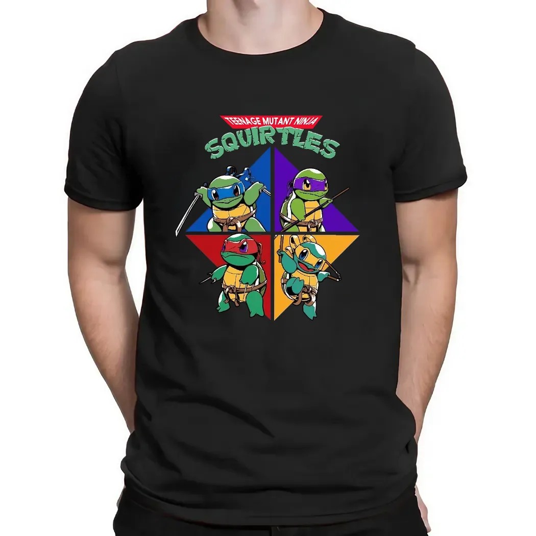 TMNT x Squirtle Shirt, Pokemon Shirt