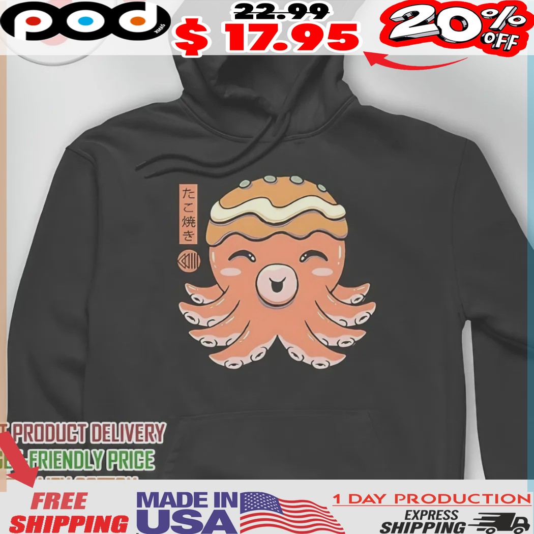 Takoyaki Takolicious Cute Squid Meme Funny Shirt