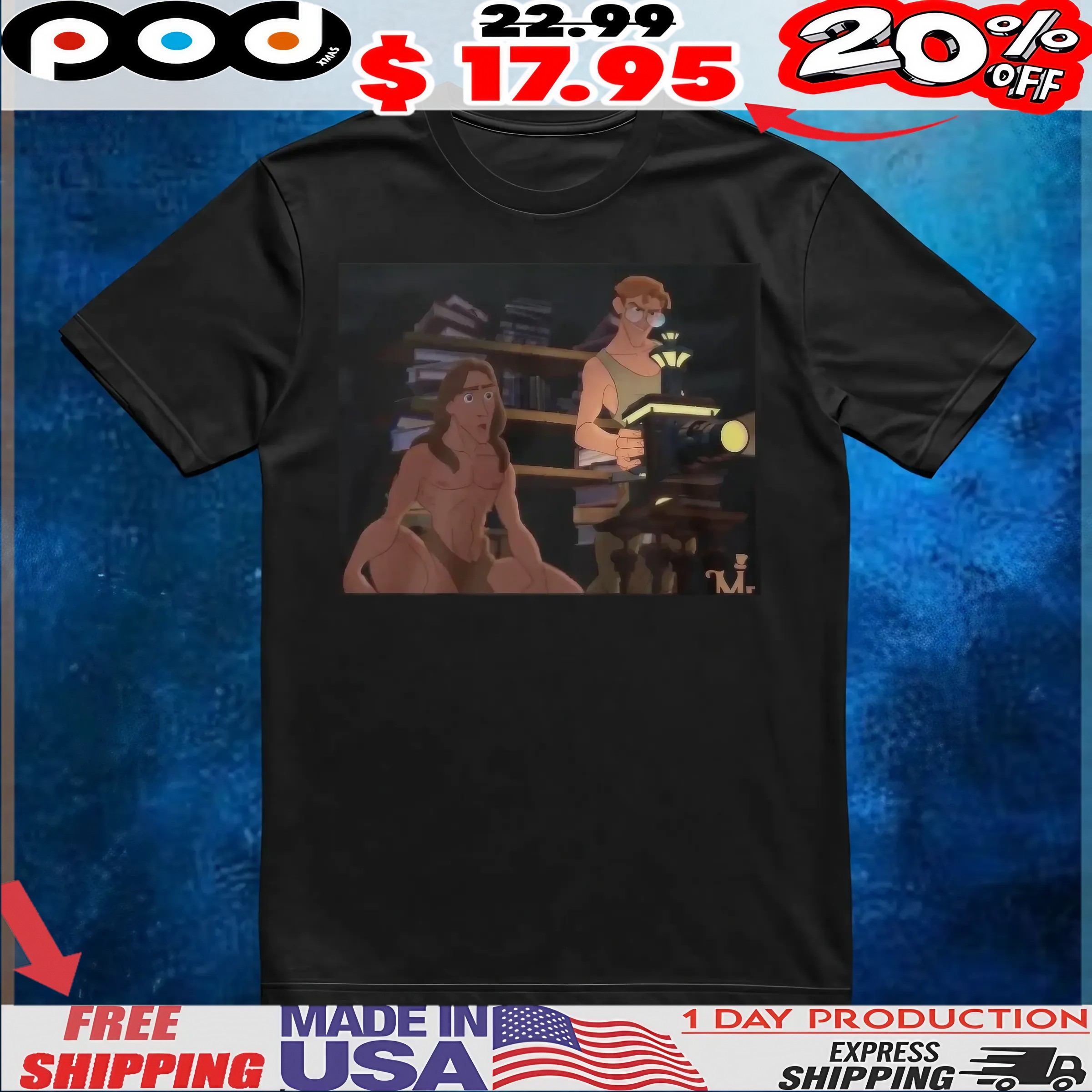 Tarzan And Milo Gay T Shirt 6 Tarzan And Milo Gay T Shirt