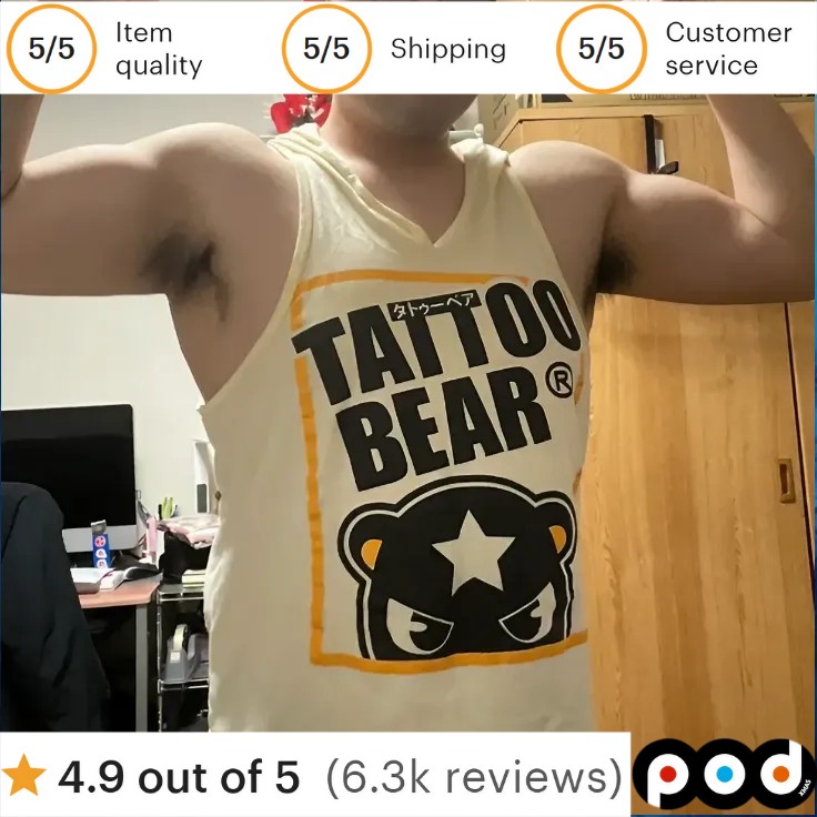 Tattoo Bear T Shirt 1 Tattoo Bear T Shirt