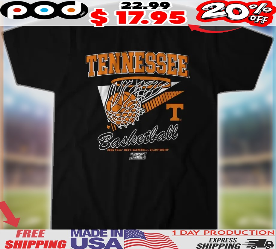 Tennessee Volunteers Basketball 2025 March Madness Basketball Shirt