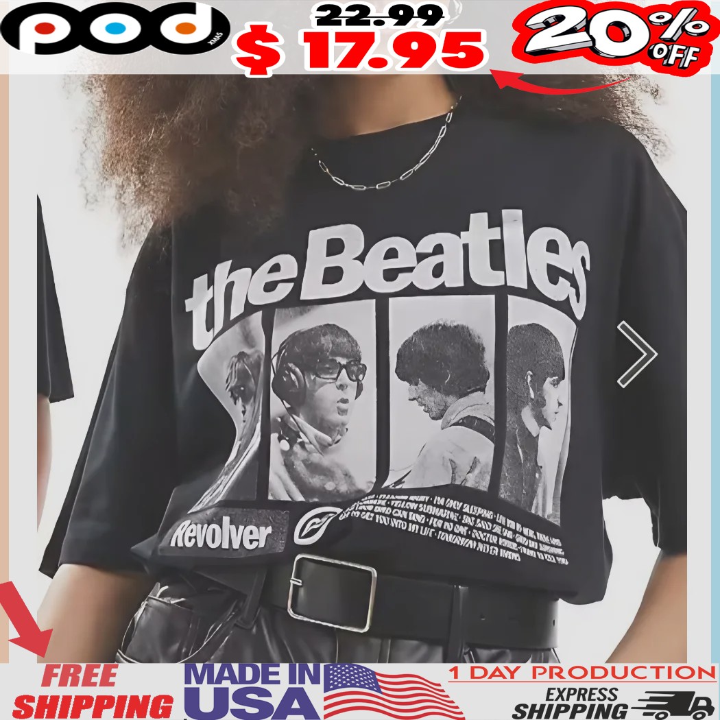 The Beatles Revolver Vintage Rock Band Classic Album Cover Shirt