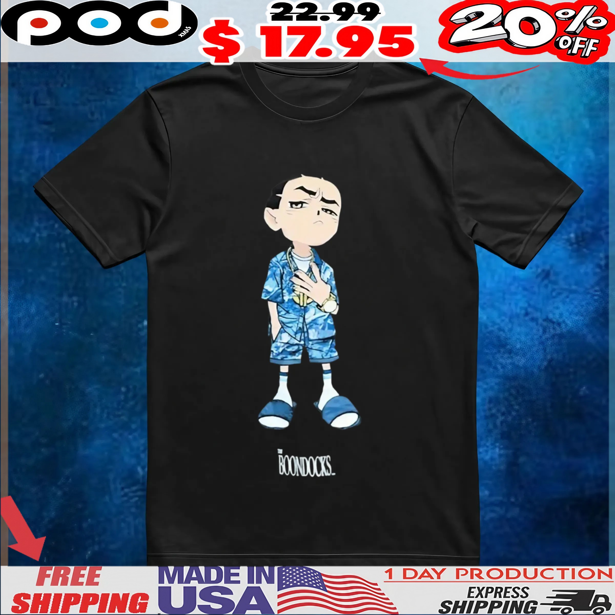 The Boondocks Riley Chill Guy Swag T Shirt