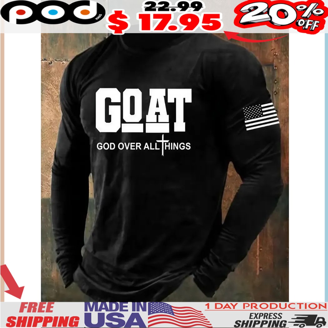 The Cross Goat God Over All Things Shirt