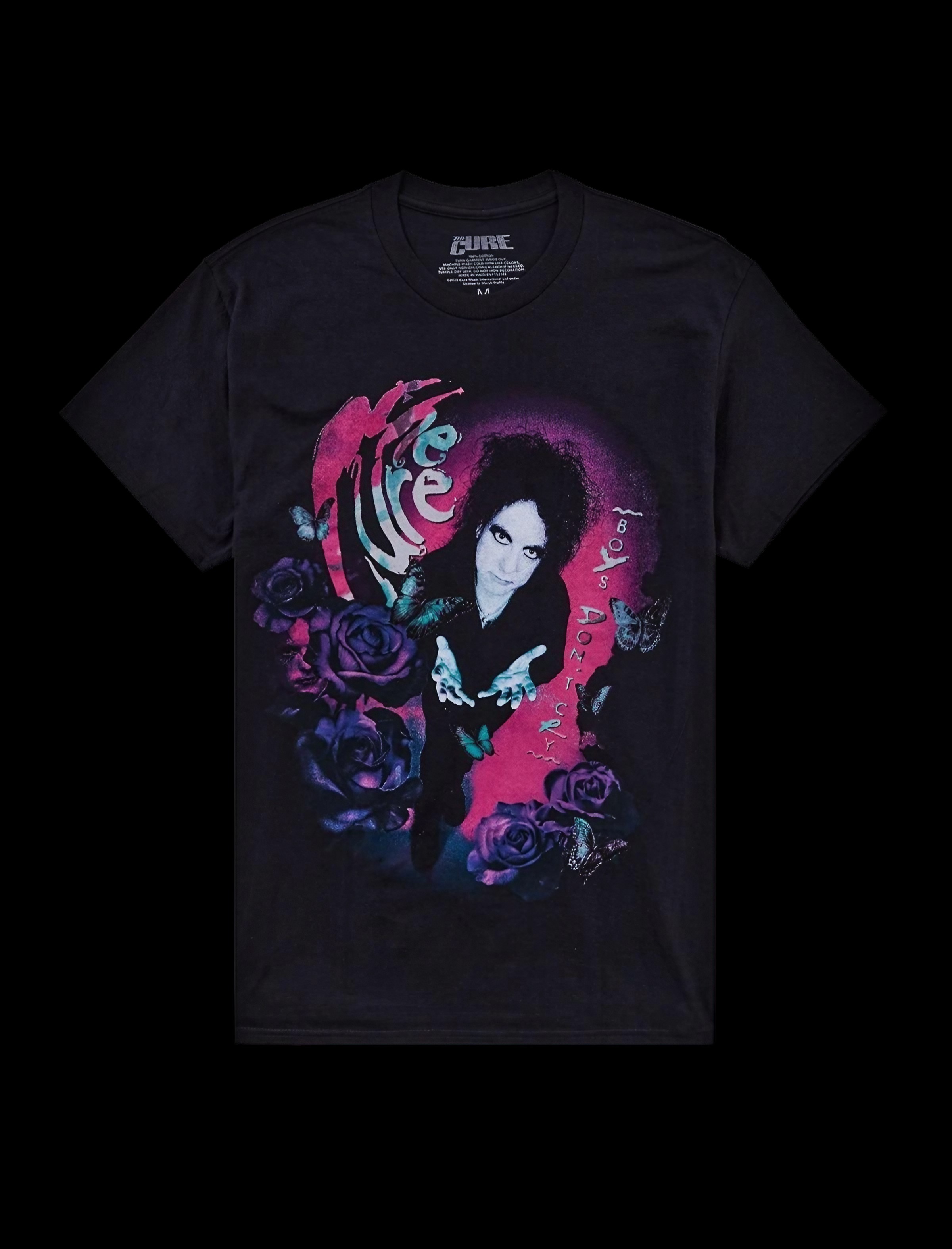 The Cure Boys Don't Cry Roses T Shirt