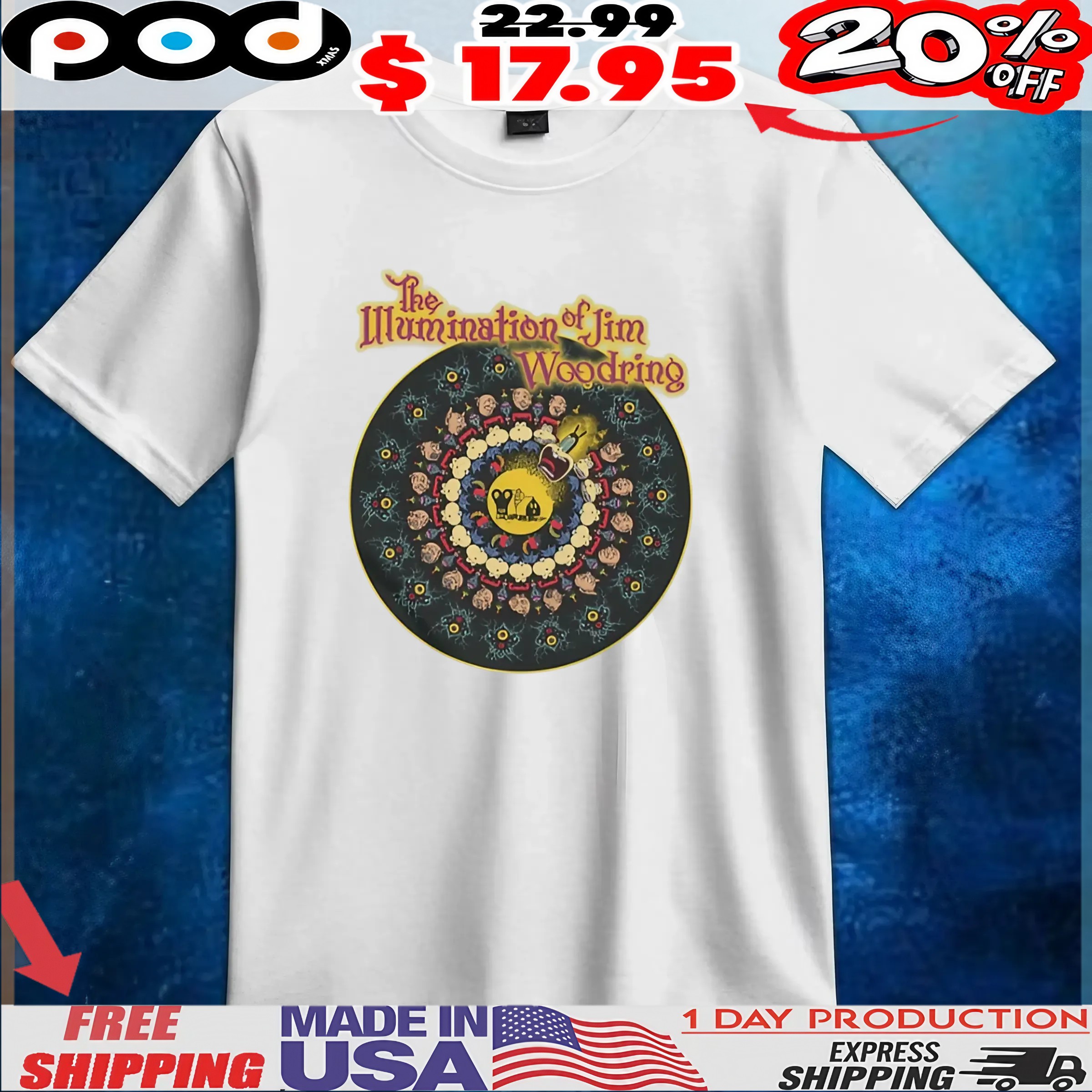 The Illumination of Jim Woodring T Shirt