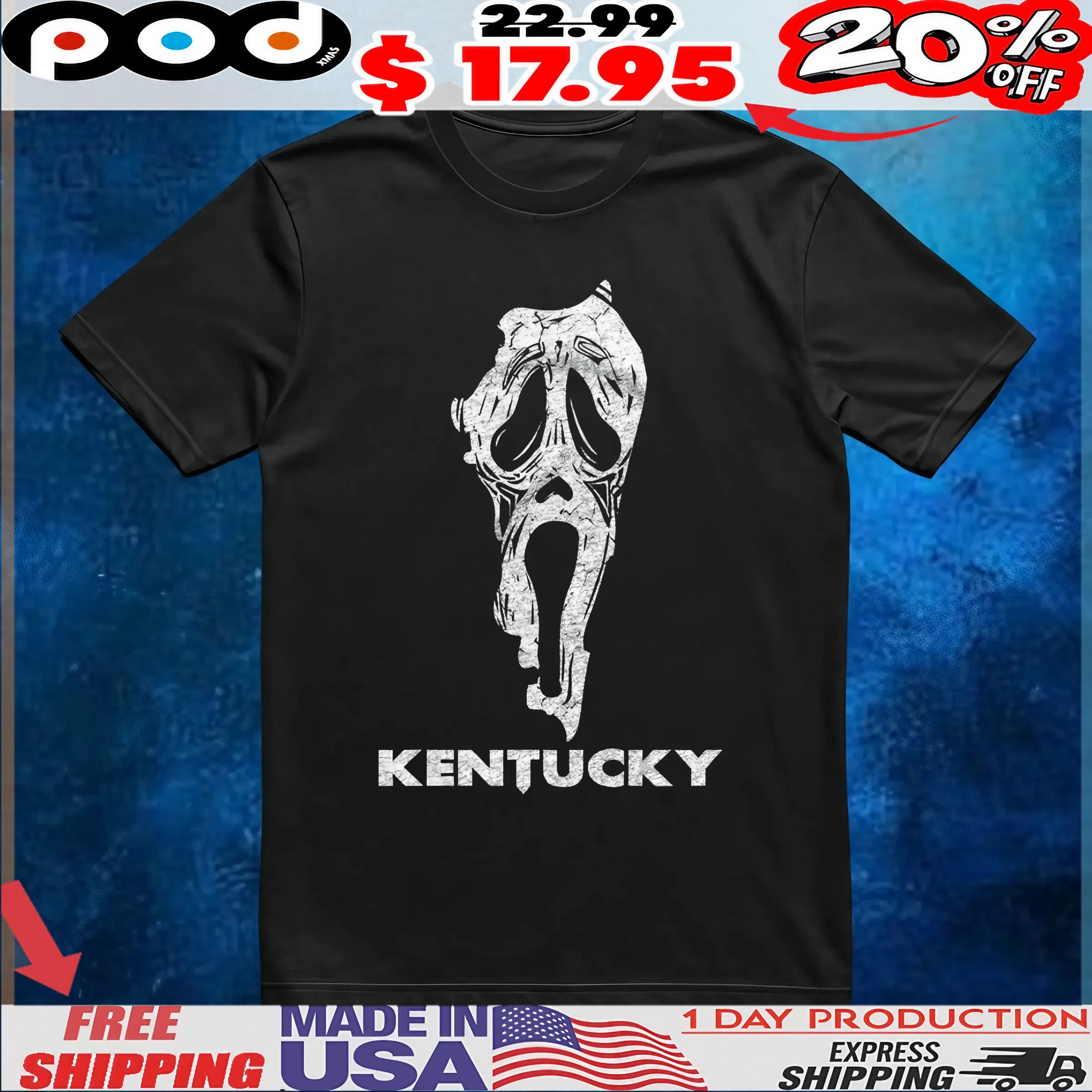The Screamtucky Kentucky Halloween T Shirt 6 The Screamtucky Kentucky Halloween T Shirt