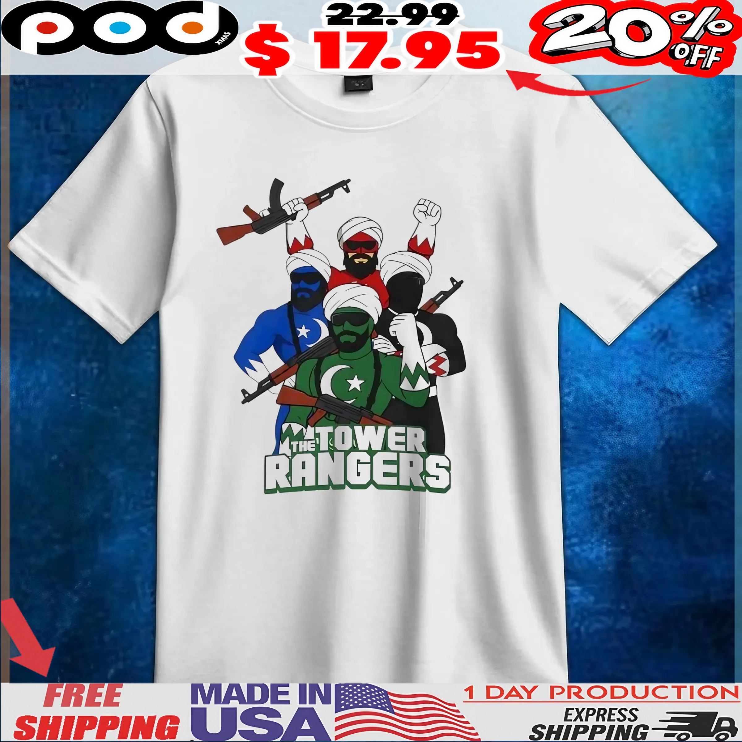 The Tower Rangers Parody Meme T Shirt