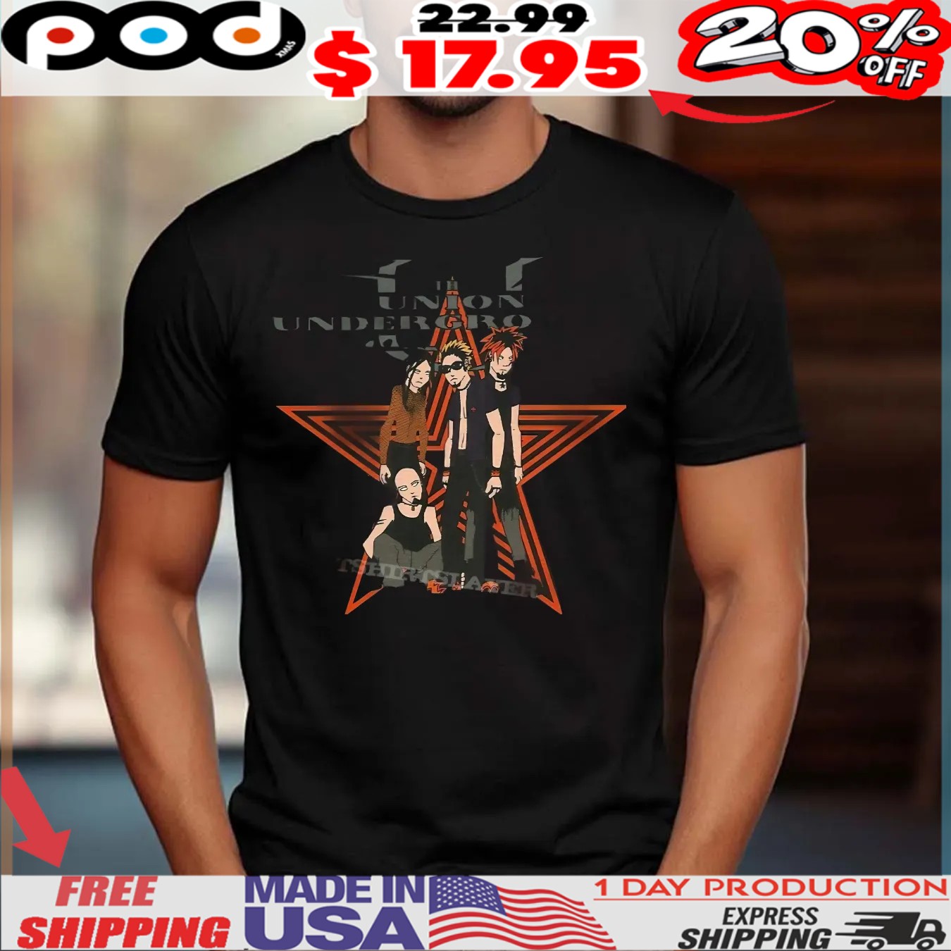 The Union Underground Victimas Del Dr Cerebro Shirt 1 The Union Underground Victimas Del Dr Cerebro Shirt