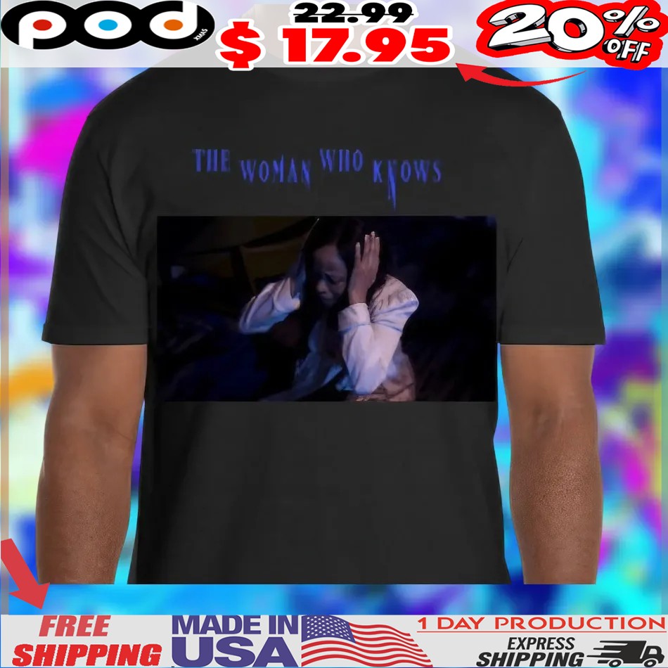 The Woman Who Knows A Murder Mystery Movie Shirt