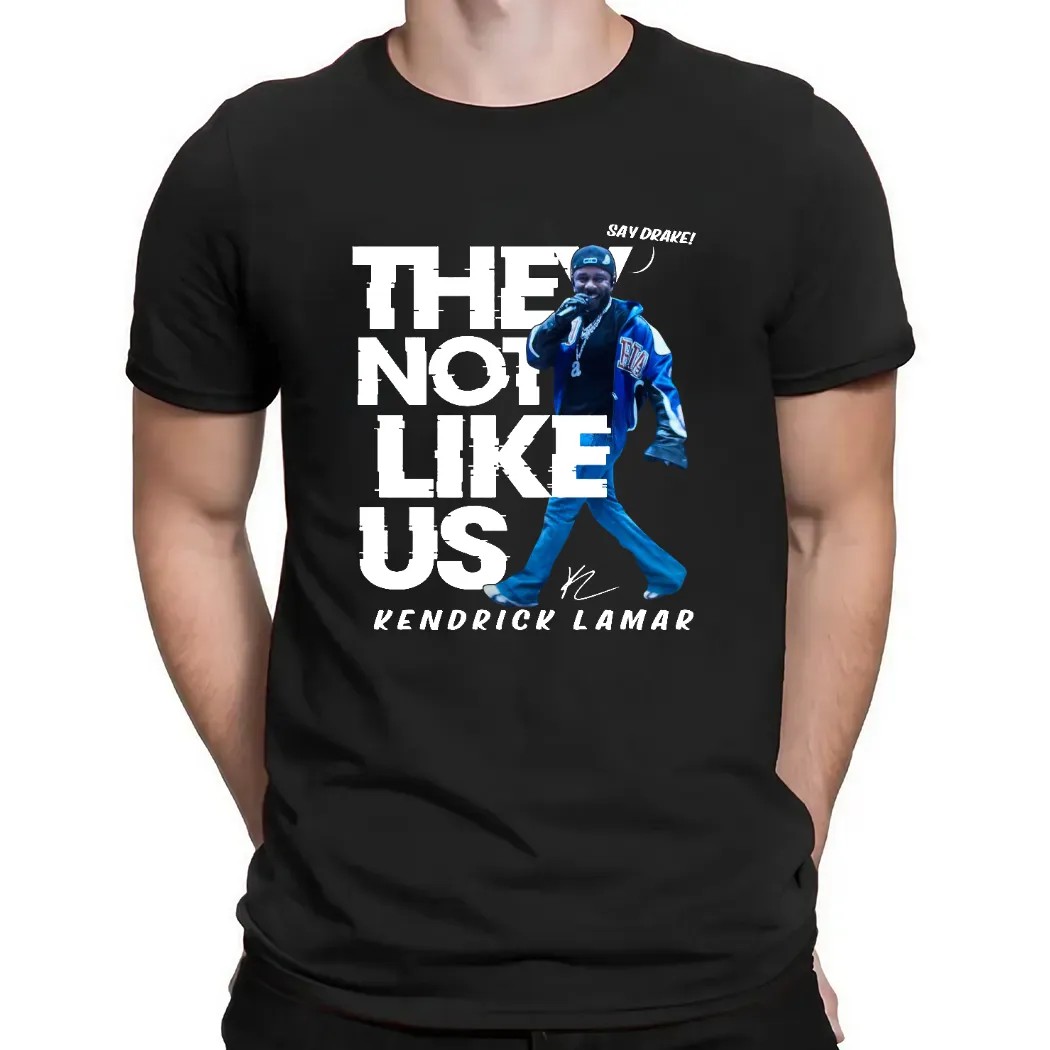 The not like us haftime fotball show 2025 shirt