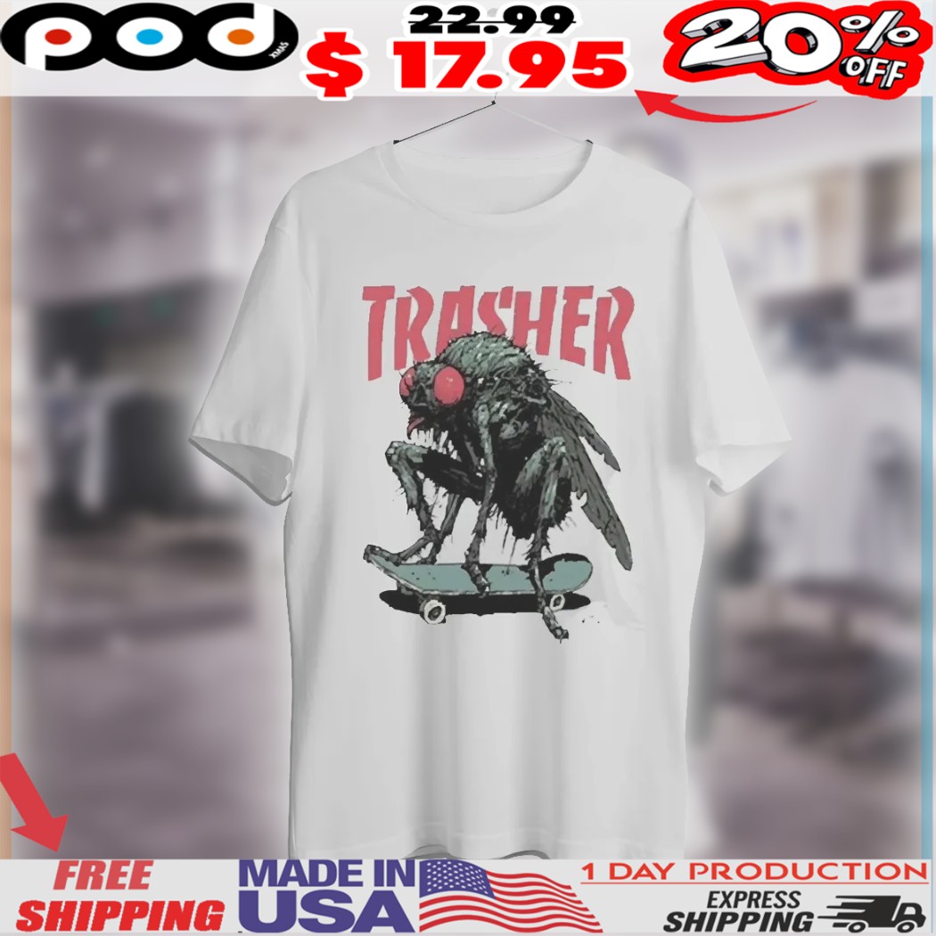 Thrasher Magazine Skateboard Flies Shirt