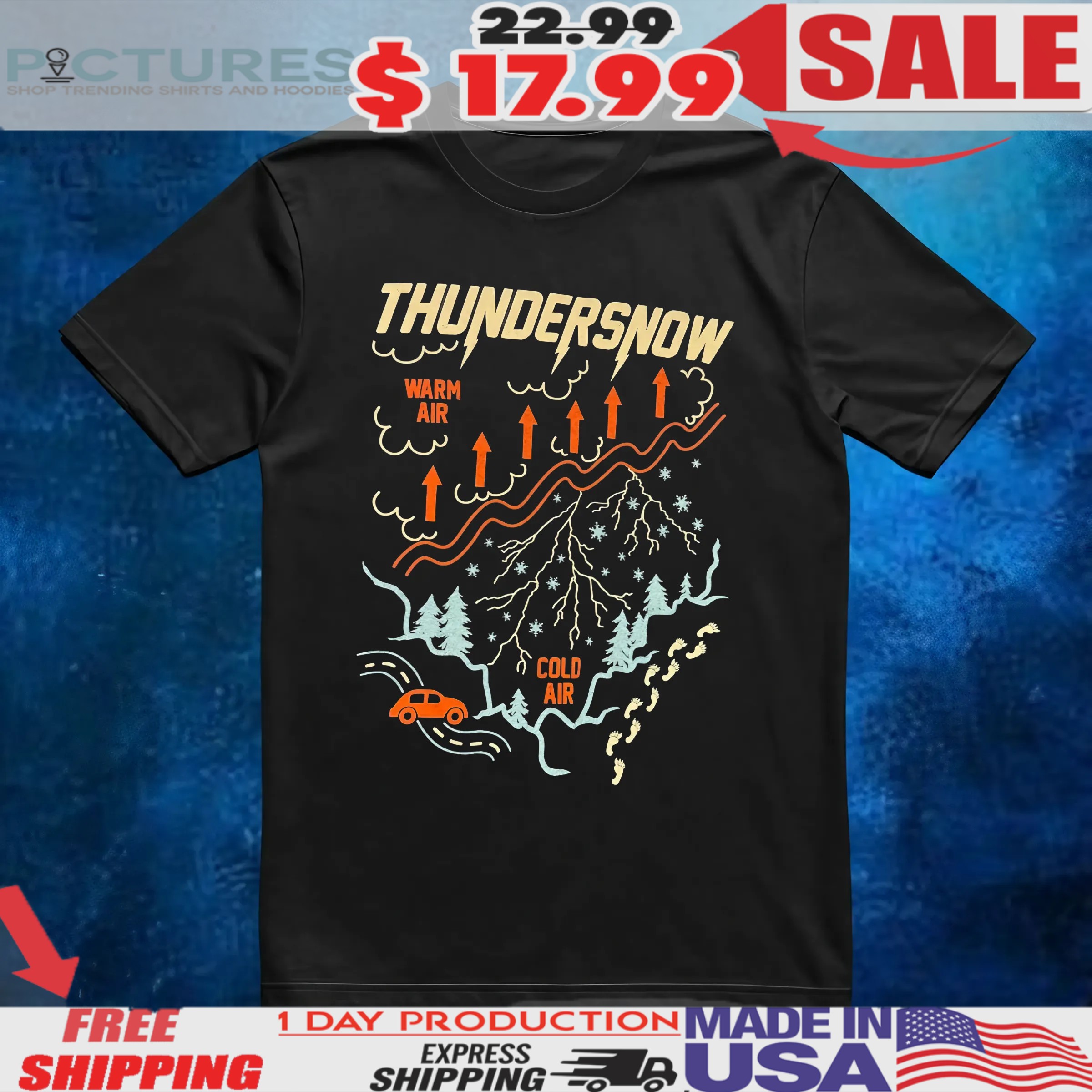 Thundersnow Warm Air Cold Air T Shirt