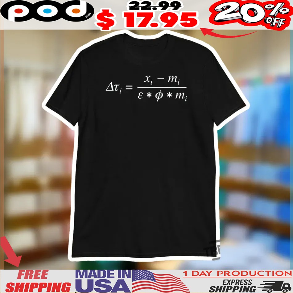 Trump Tariff Calculation Reciprocal Tariffs Shirt