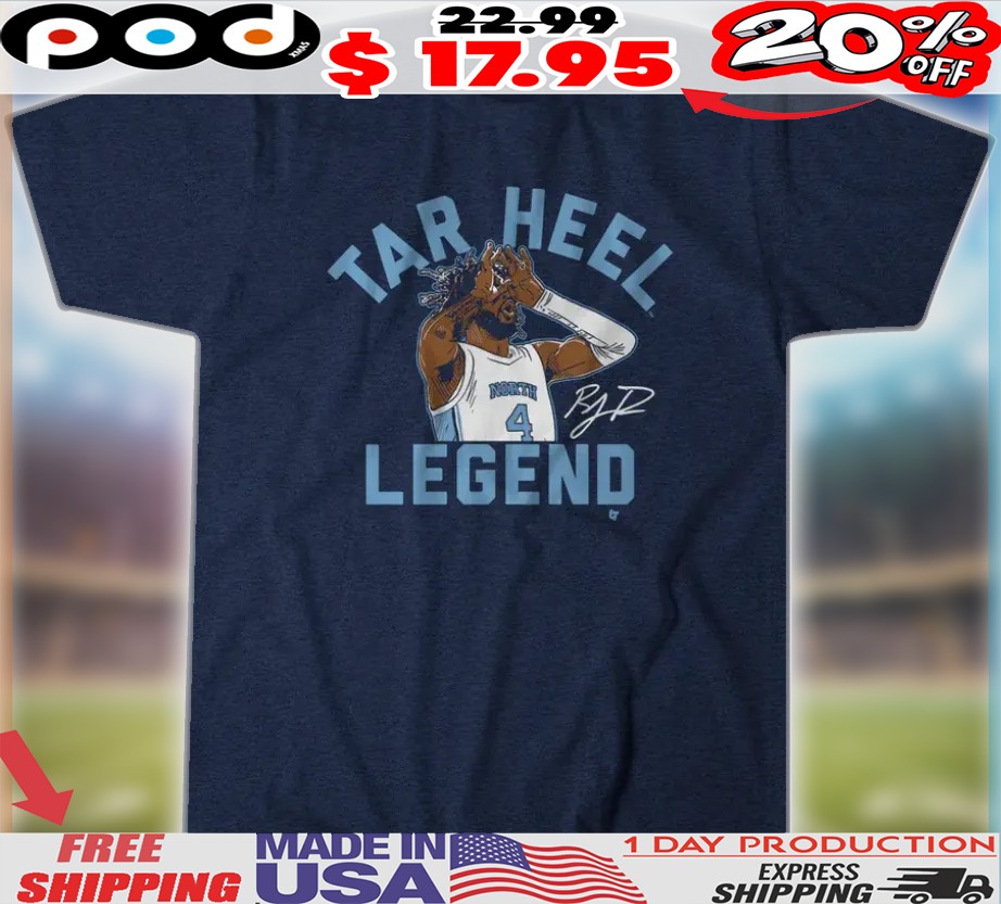 UNC Basketball RJ Davis Tar Heel Legend Shirt