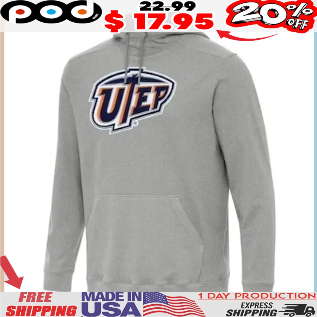 UTEP Miners Antigua Big & Tall Victory Pullover Logo Shirt
