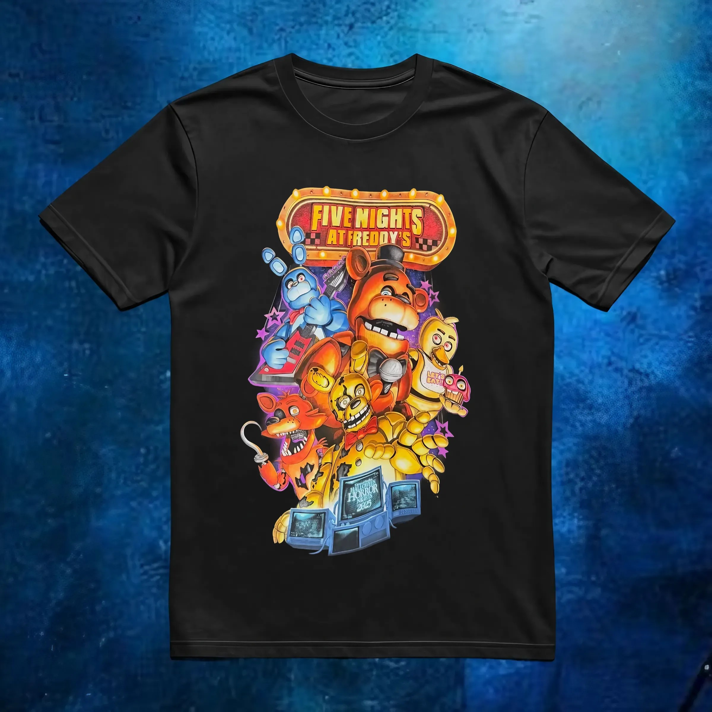 Universal Halloween Horror Nights HHN FNAF Five Nights at Freddy's 2025 T Shirt 6 Universal Halloween Horror Nights HHN FNAF Five Nights at Freddy's 2025 T Shirt