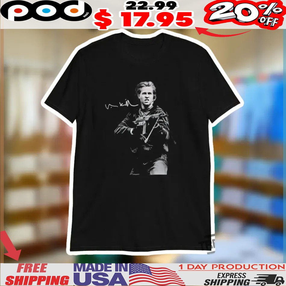 Val Kilmer Signature Ice Man Heat Val Kilmer Memorial Shirt