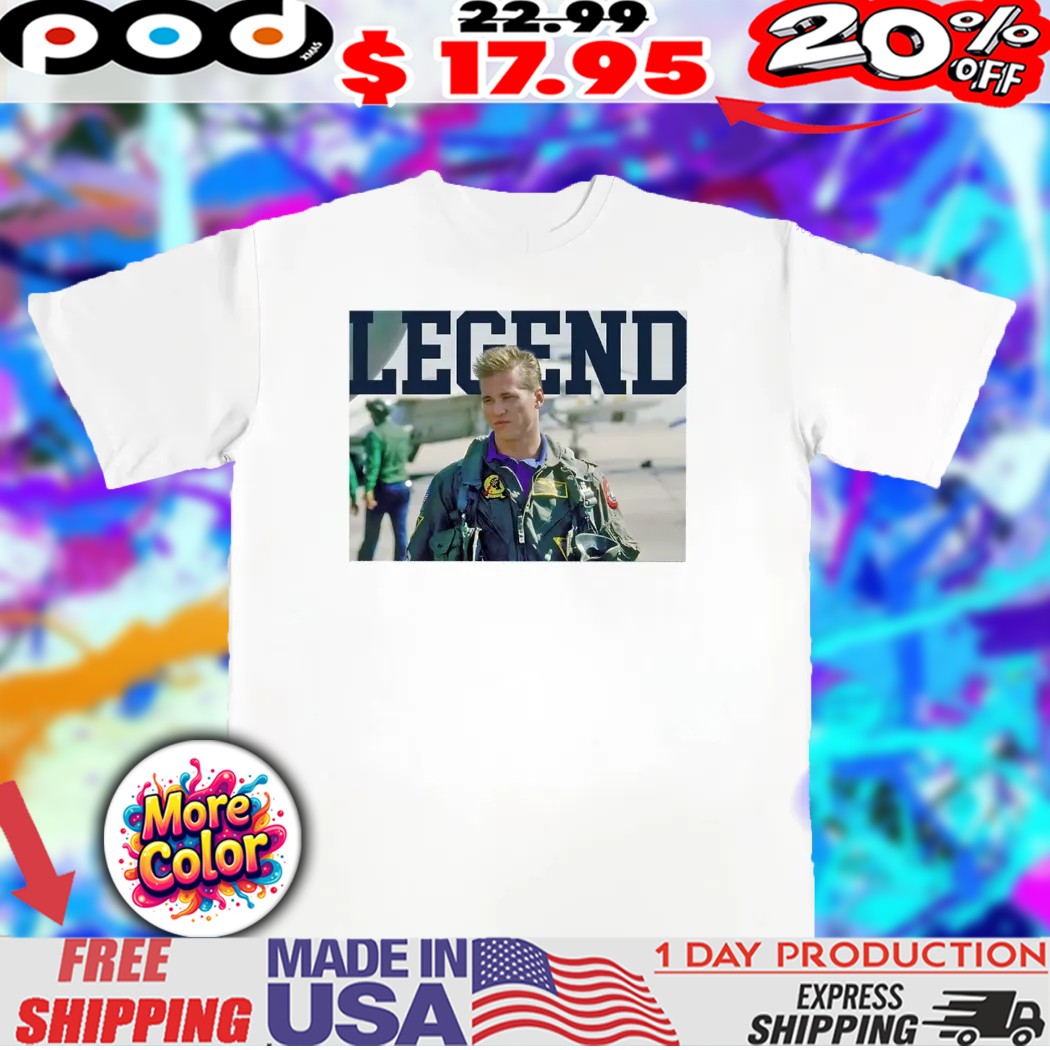 Val Kilmer The Iceman Legend Charity shirt