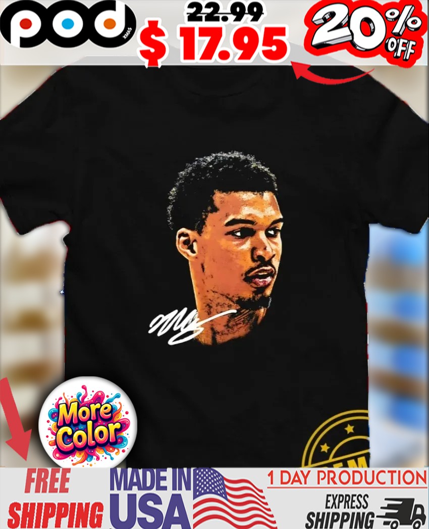 Victor Wembanyama NBA big face player signature shirt