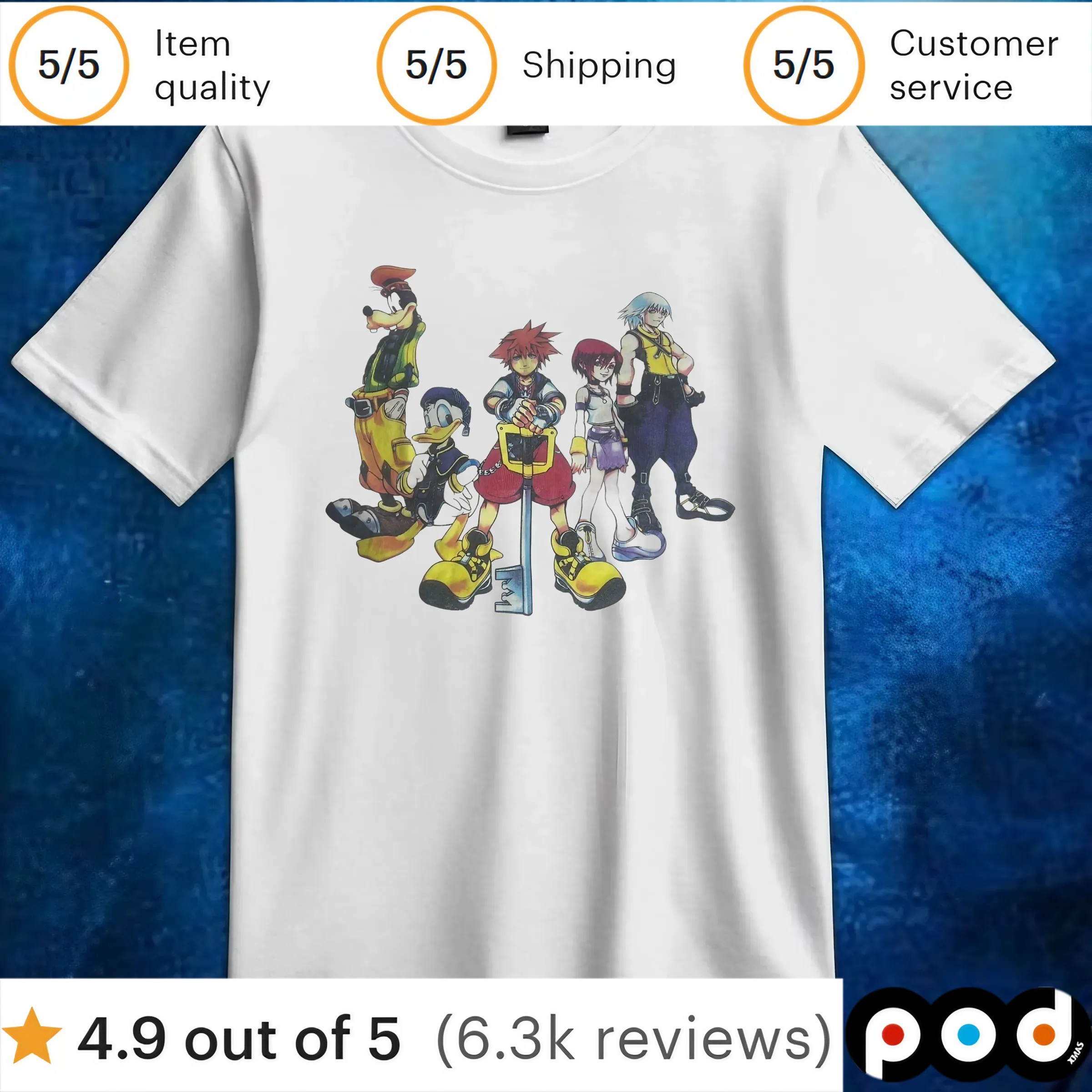 Vintage Kingdom Hearts t shirt