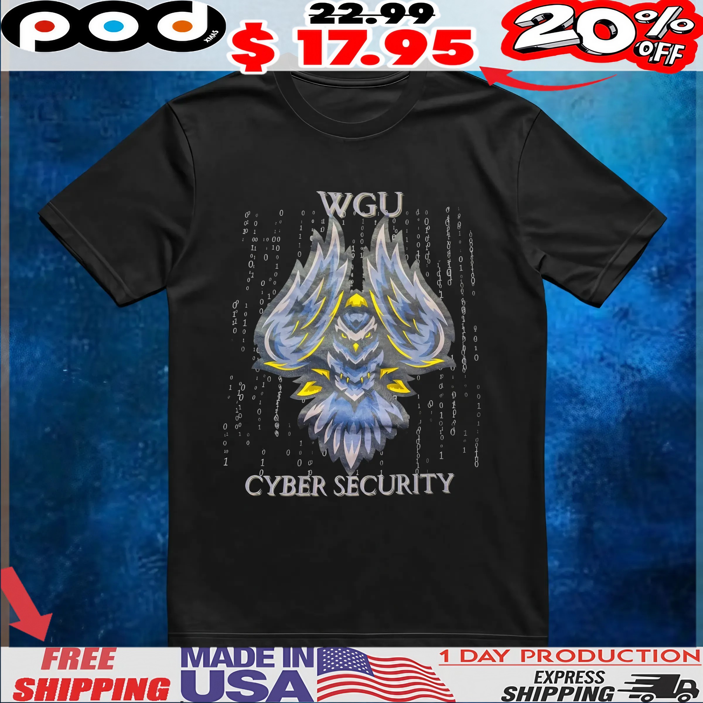 WGU Cyber Security shirt 1 WGU Cyber Security shirt