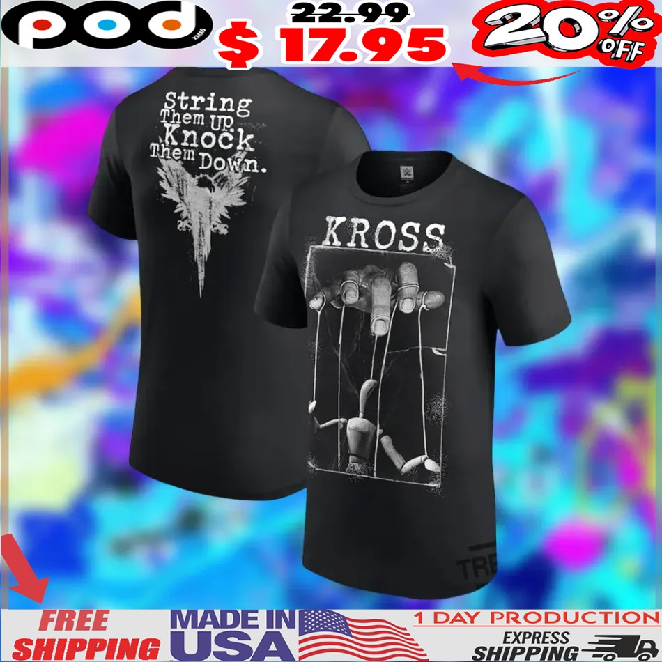 WWE KARRION KROSS Wearing Kross String Them Up Shirt 1 WWE KARRION KROSS Wearing Kross String Them Up Shirt