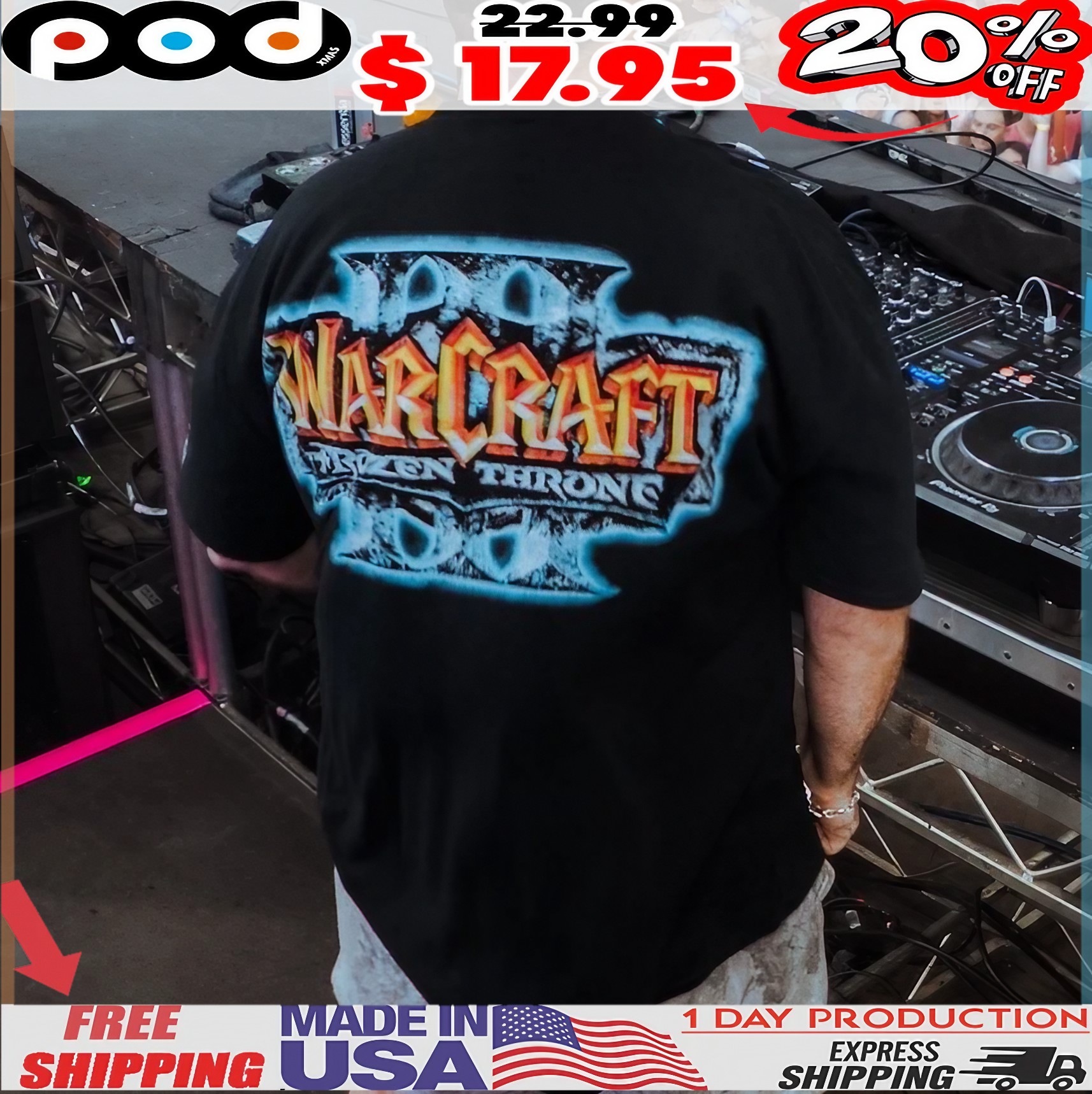 Warcraft Frozen Throne 2025 T Shirt