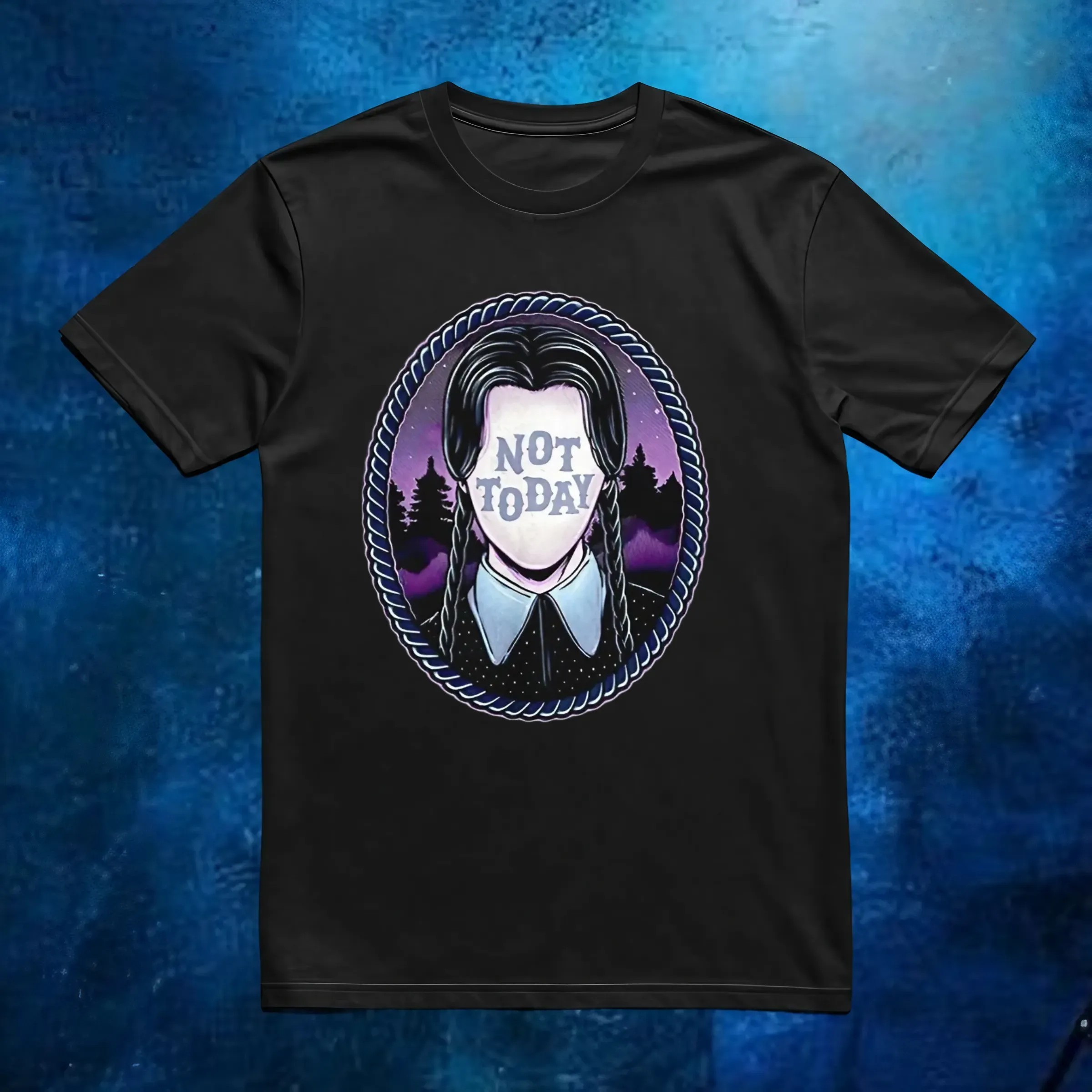 Wednesday Addams not today t shirt 6 Wednesday Addams not today t shirt