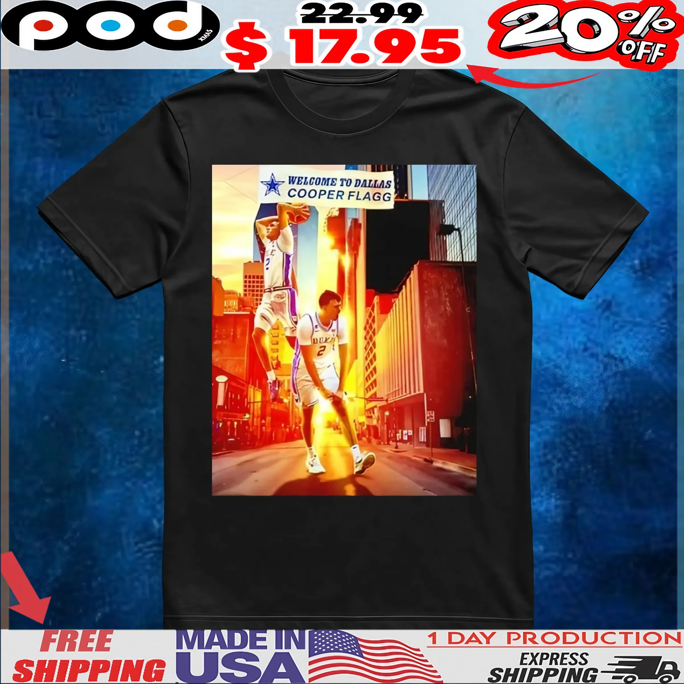 Welcome to Dallas Cooper Flagg t shirt