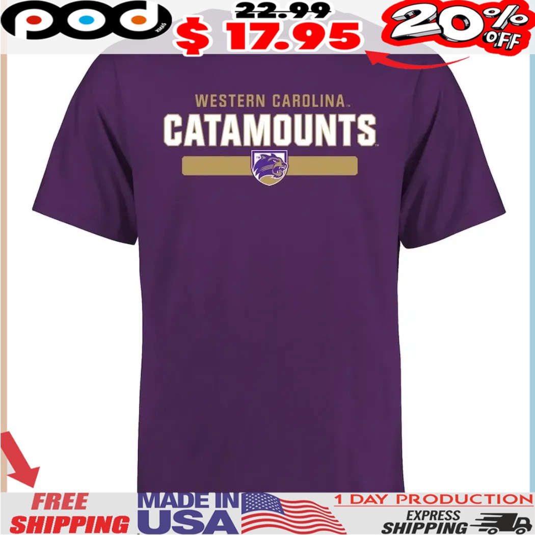 Western Carolina Catamounts Team Strong Logo Mascot Shirt