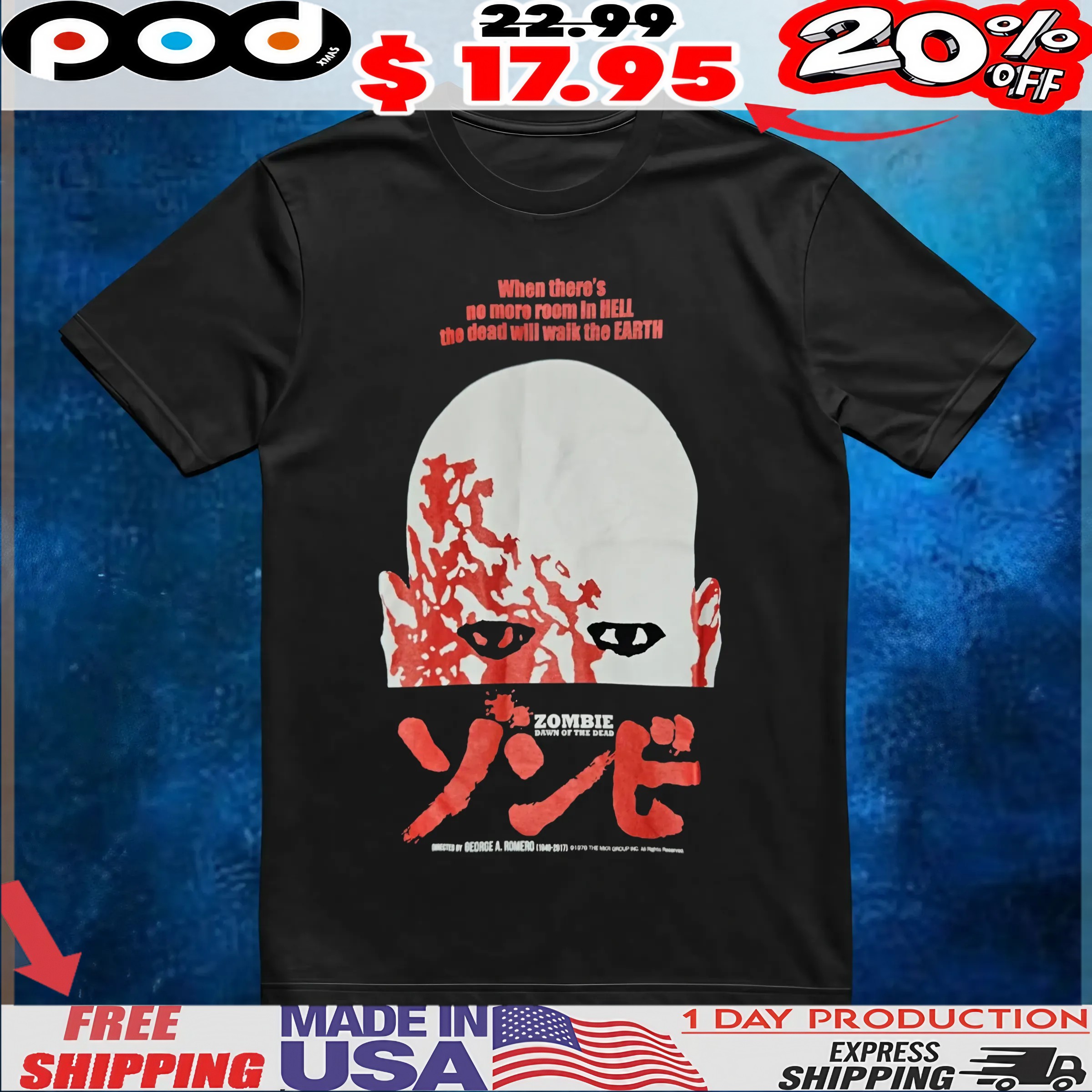 When There's No More Room In Hell The Dead Will Walk The Earth Zombie T Shirt 1 When There's No More Room In Hell The Dead Will Walk The Earth Zombie T Shirt