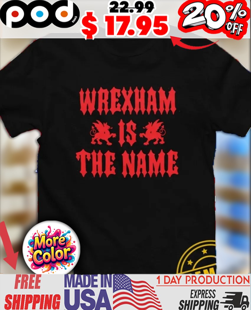 Wrexham AFC is the name shirt