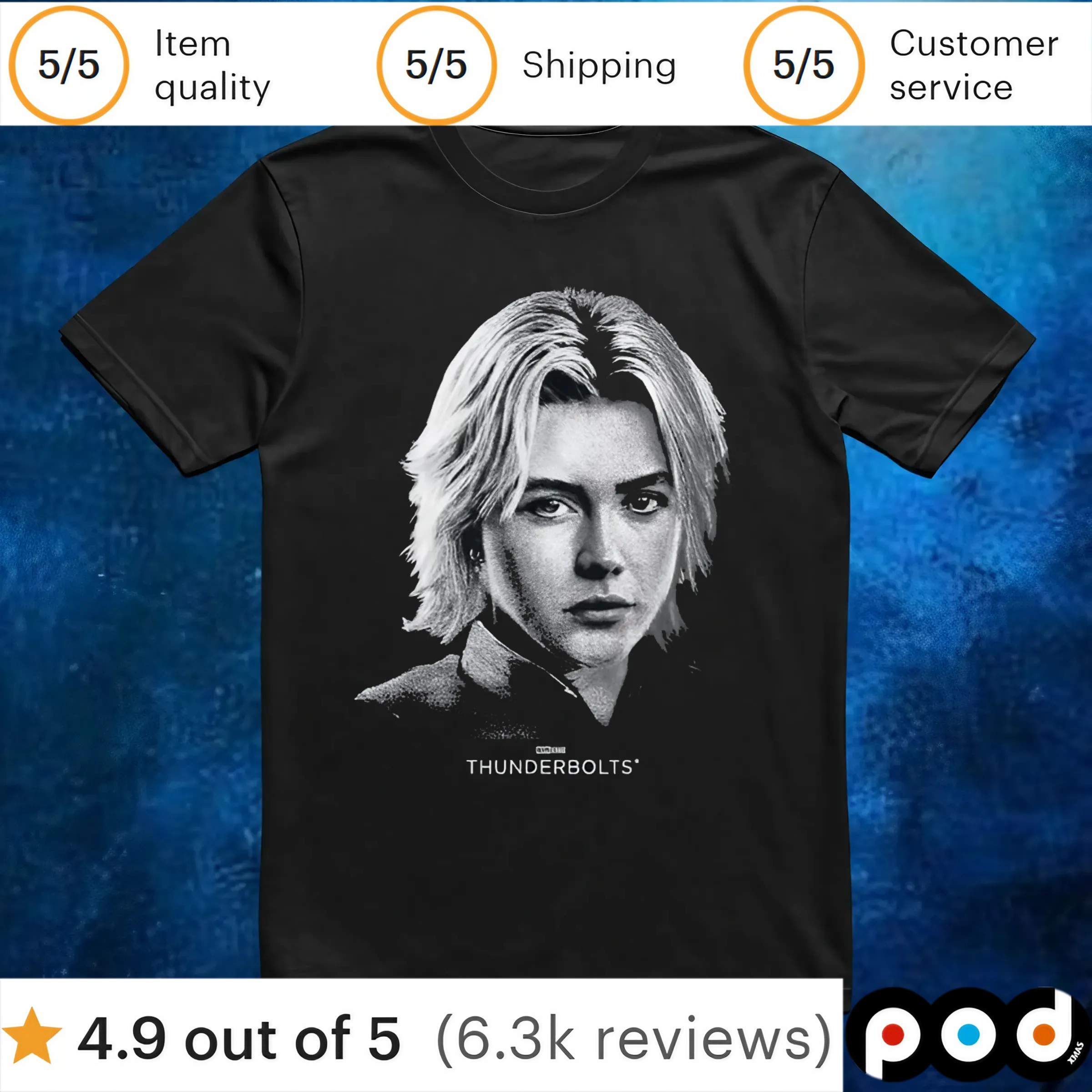 Yelena Belova Thunderbolts T Shirt 6 Yelena Belova Thunderbolts T Shirt