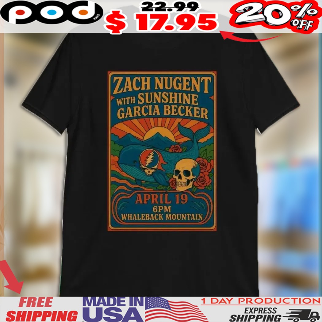 Zach Nugent With Sunshine Garcia Becker At Whaleback Mountain On Apr 19 2025 Shirt