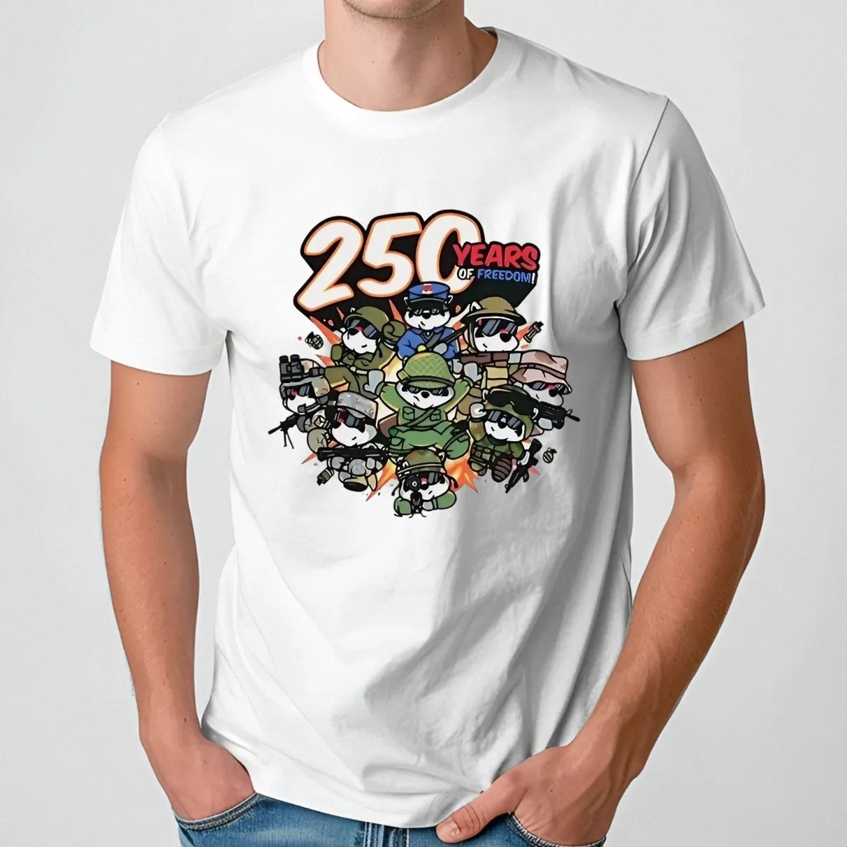 250 years of freedom t shirt